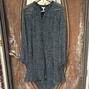 NWOT Joie sheer Dress!  Size Large